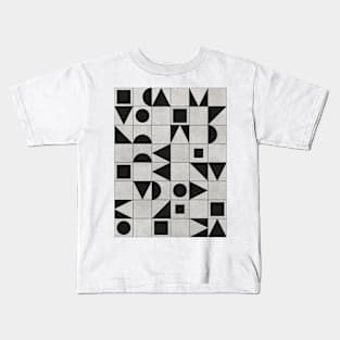 My Favorite Geometric Patterns No.12 - Grey Kids T-Shirt